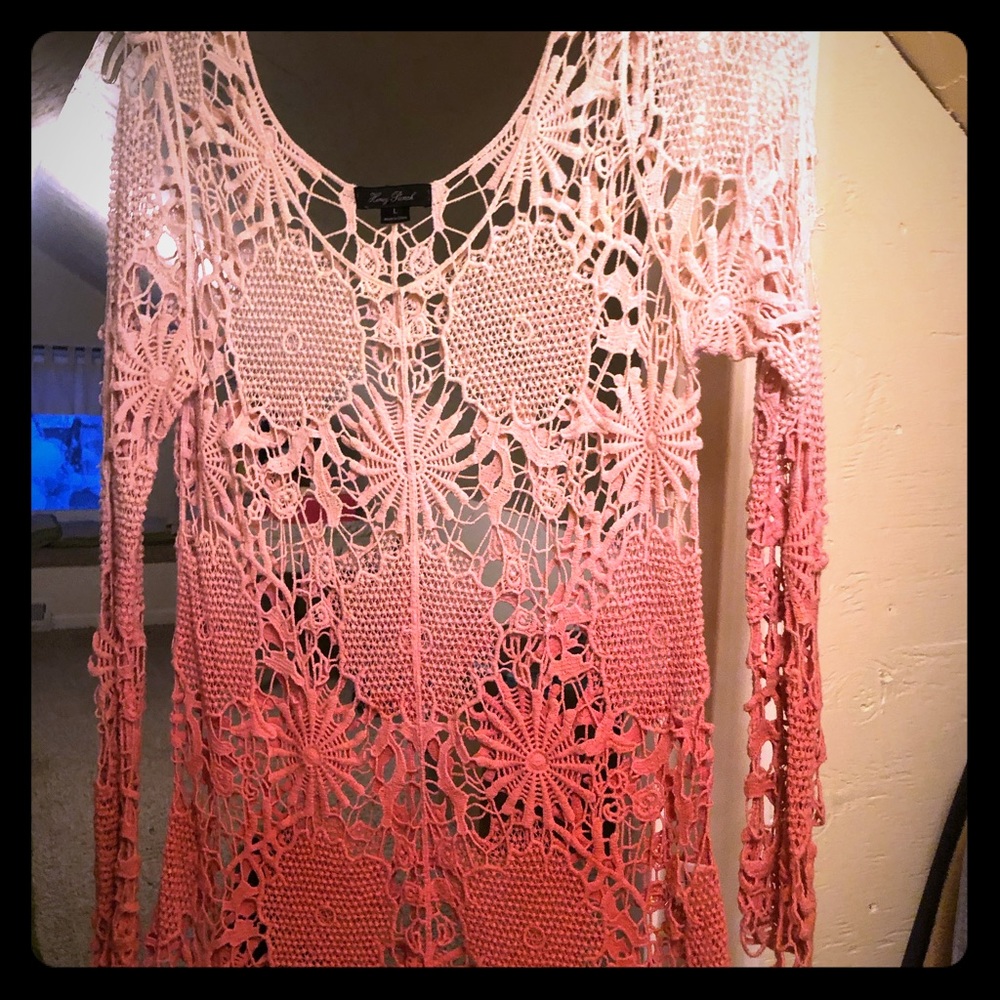Ladies crocheted tunic